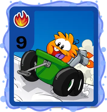 Orange Puffle Wagon