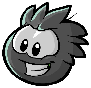 Black Puffle sticker 1