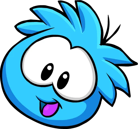 Blue Puffle sticker 2