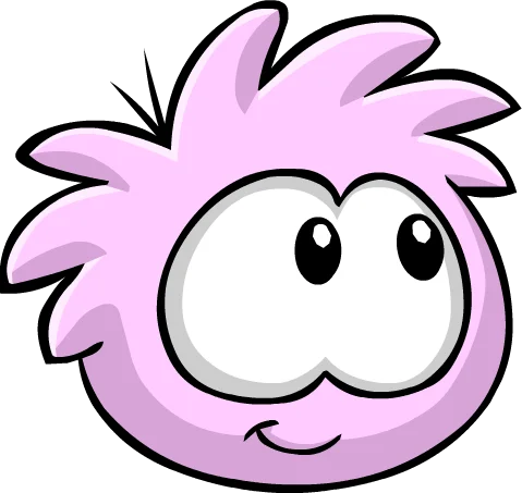 Pink Puffle sticker 2