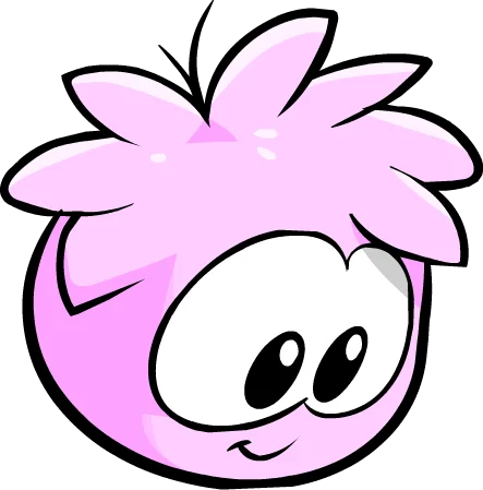 Pink Puffle sticker 3