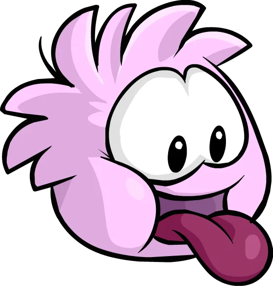 Pink Puffle sticker 1