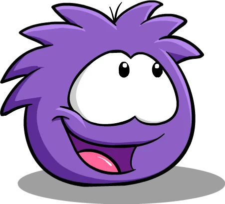 Purple Puffle sticker 1