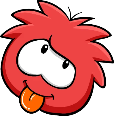 Red Puffle sticker 1