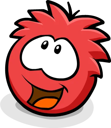 Red Puffle sticker 2