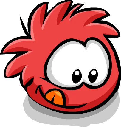 Red Puffle sticker 3