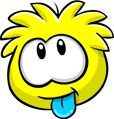 Yellow Puffle sticker 1
